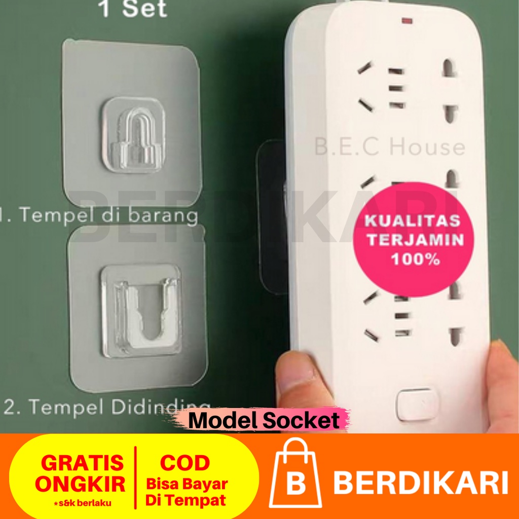 Gantungan Tempel Mur / Gantungan Tempel Paku / Gantungan Tempel Socket