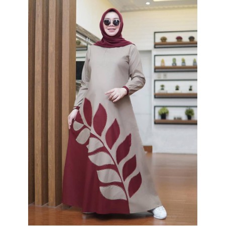 Baju Gamis Muslim Terbaru 2020 2021 Model Baju Pesta Wanita kekinian Bahan Velvet Kondangan remaja