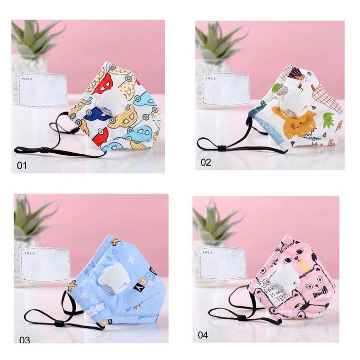 Masker N95 Anti Virus Dengan Filter Karbon Aktif PM 2.5 KMK03