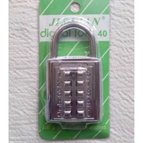 DIGITAL LOCK 10 DIGIT -  40mm/4cm GEMBOK PIN 10 DIGIT