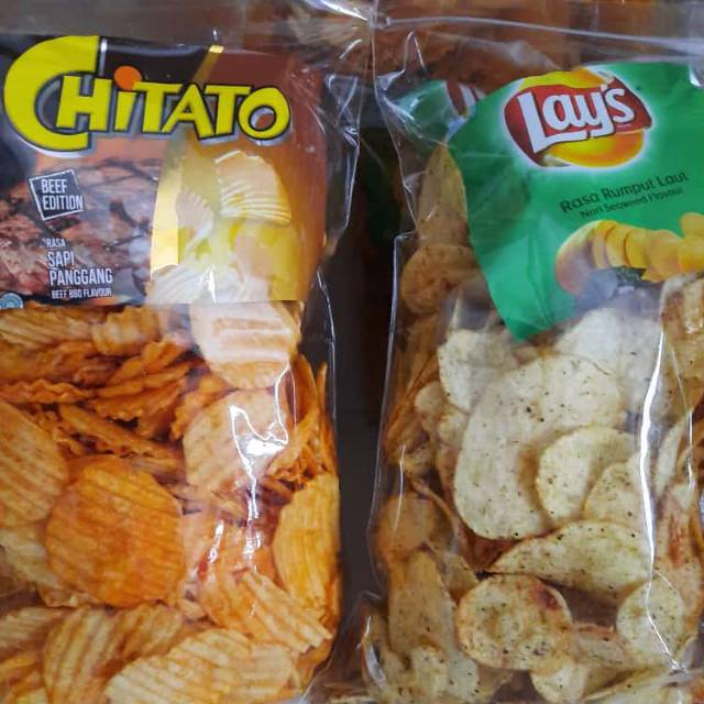 

200gr 250gr - Chitato Sapi Panggang/ Lays Seaweed/ Jets Hollow