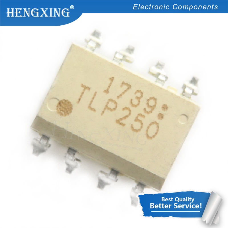 100pcs Komponen Elektronik TLP250 TLP 250 SMD-8