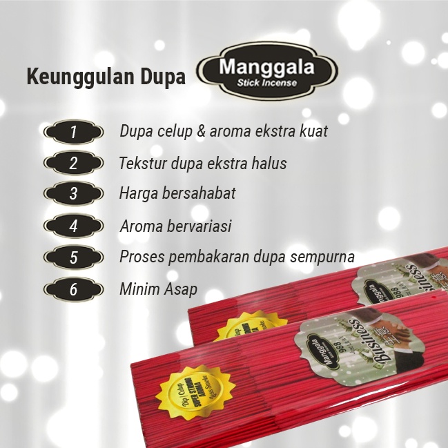 Dupa / Hio Wangi Business Manggala Stick Merah 32 cm 200 gr