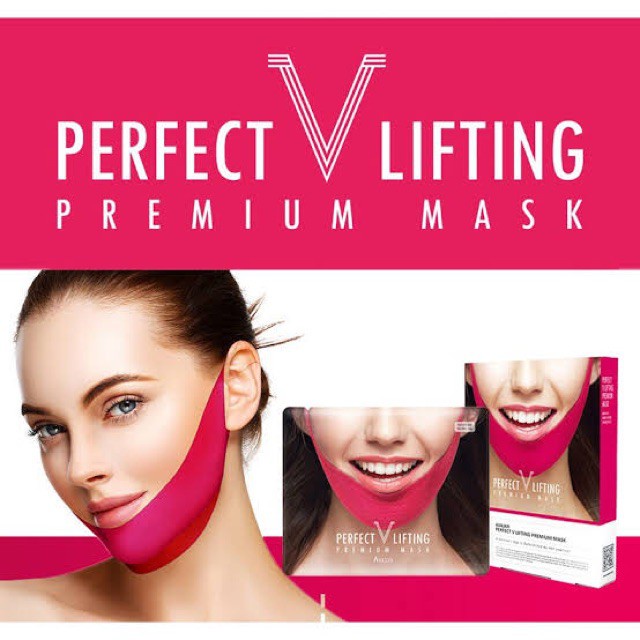 5Pcs -- AVAJAR Perfect V Lifting Premium Thin Mask Slimming V Shape Face Mask Masker Wajah