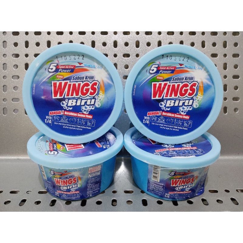 Wings colek Isi 4 / Sabun colek / Sabun cuci piring / Wings biru / Wings 190g / Wings colek