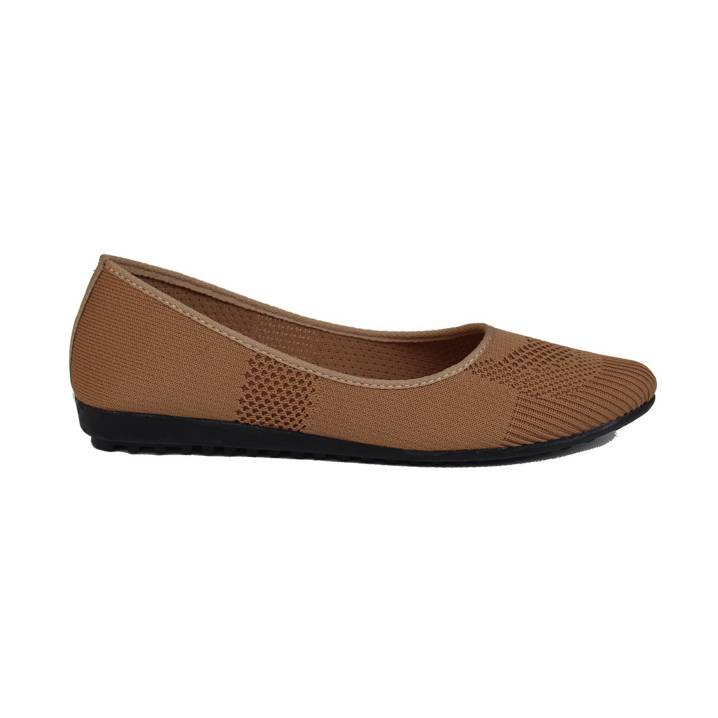 Sepatu Wanita Flat Shoes Rajut Lancip Gratica AW 85