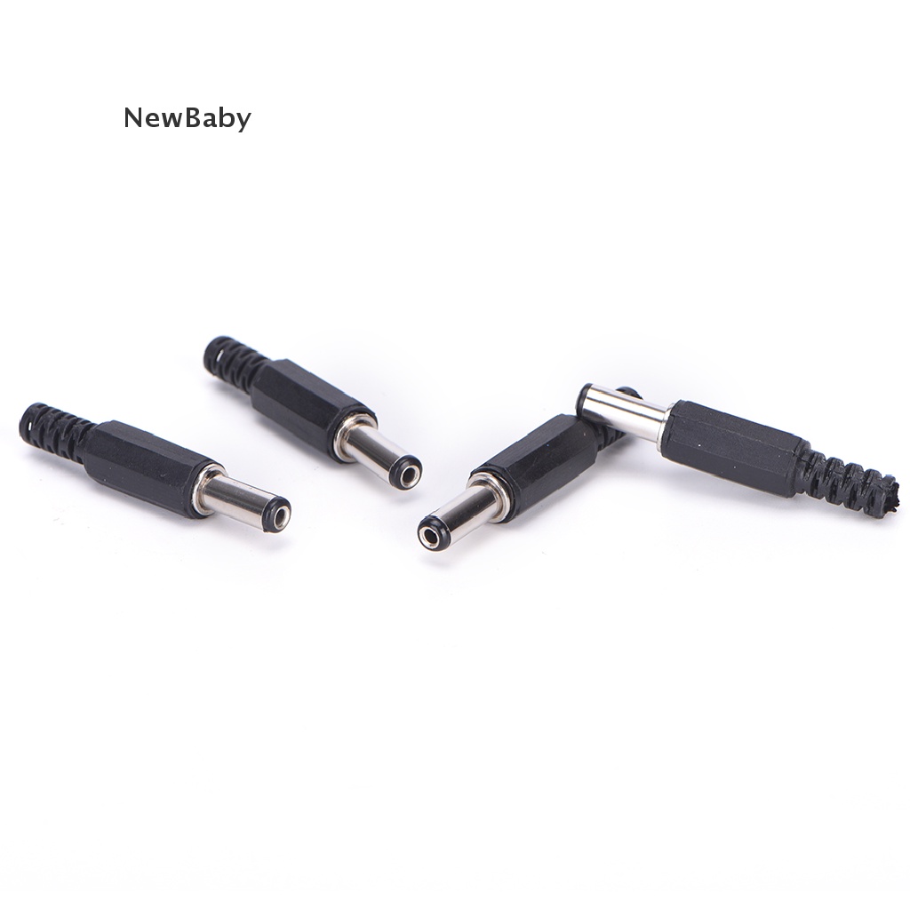 10pcs Adapter Konektor Jack Plug Dc Male 5.5x2.1mm Diy