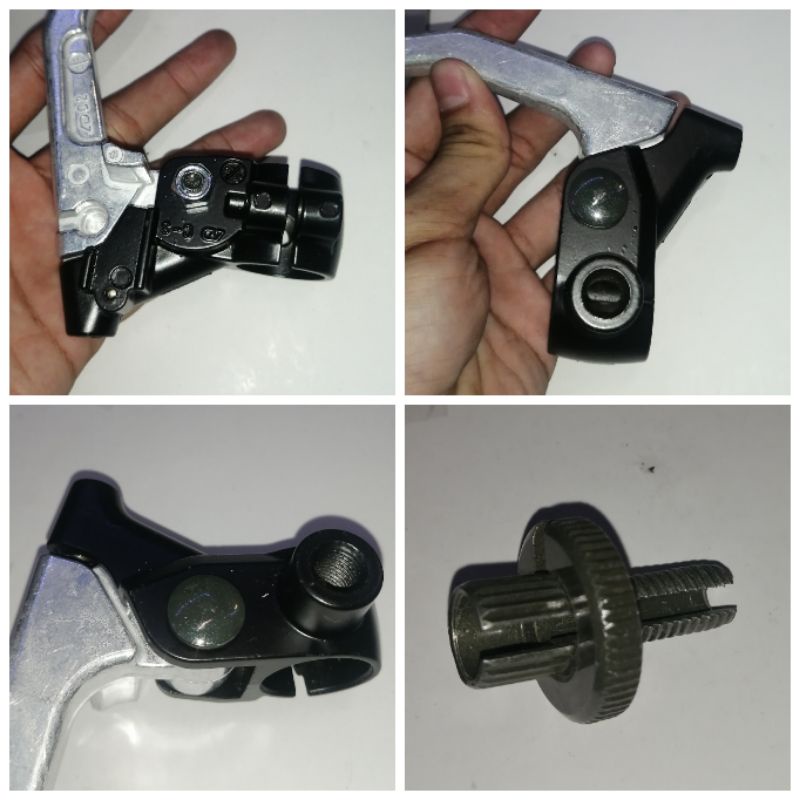 Rumah dudukan handle hendel rem Kiri kopling r25 r 25 original LP lose pack