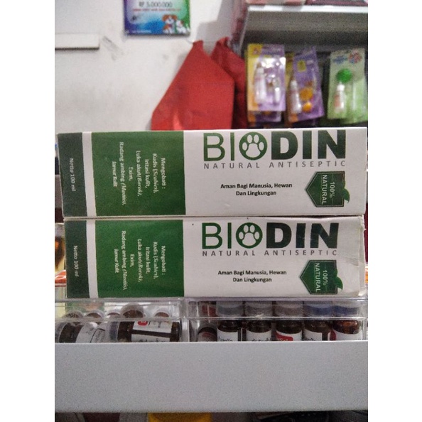 Biodin Spray 100ml Antiseptik Jamur, Kulit, Luka Scabies