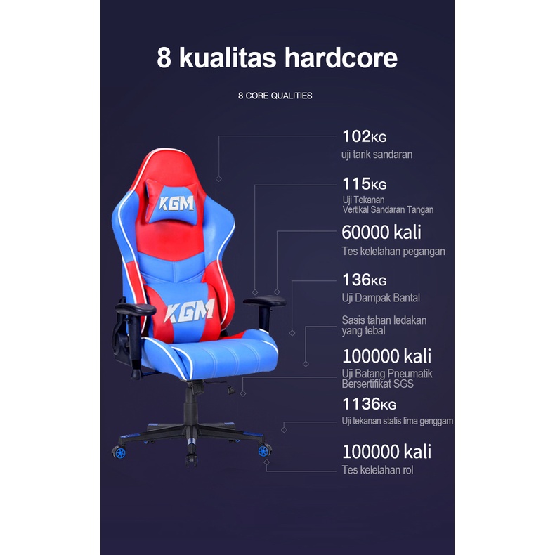 (Harga khusus) gaming chair kursi santai kursi gamers kursi gamer kursui putar kursi gamer kursi gaming fantech