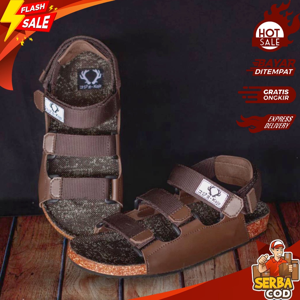 EXTREME_CORPS - Sandal Casual Premium - Sandal Traveling Pria - Outdoor - Walker Original - Sandal T