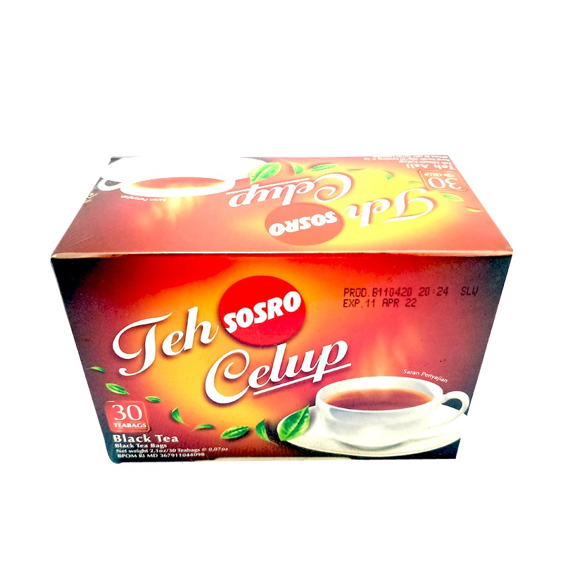 

Sosro Teh Black Tea Bag 30Pcs