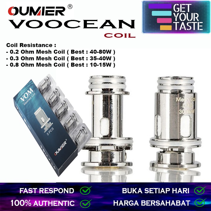 Coil Voocean Oumier - Replacement Coil VOM 100% Authentic by Oumier