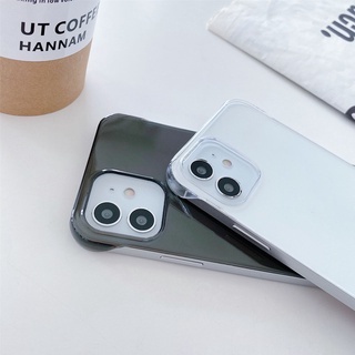Hard Case PC Transparan Slim Shockproof Cover iphone 13 12 11 Pro Max X XS XR XS Max 13 12 Mini 7 8 Plus