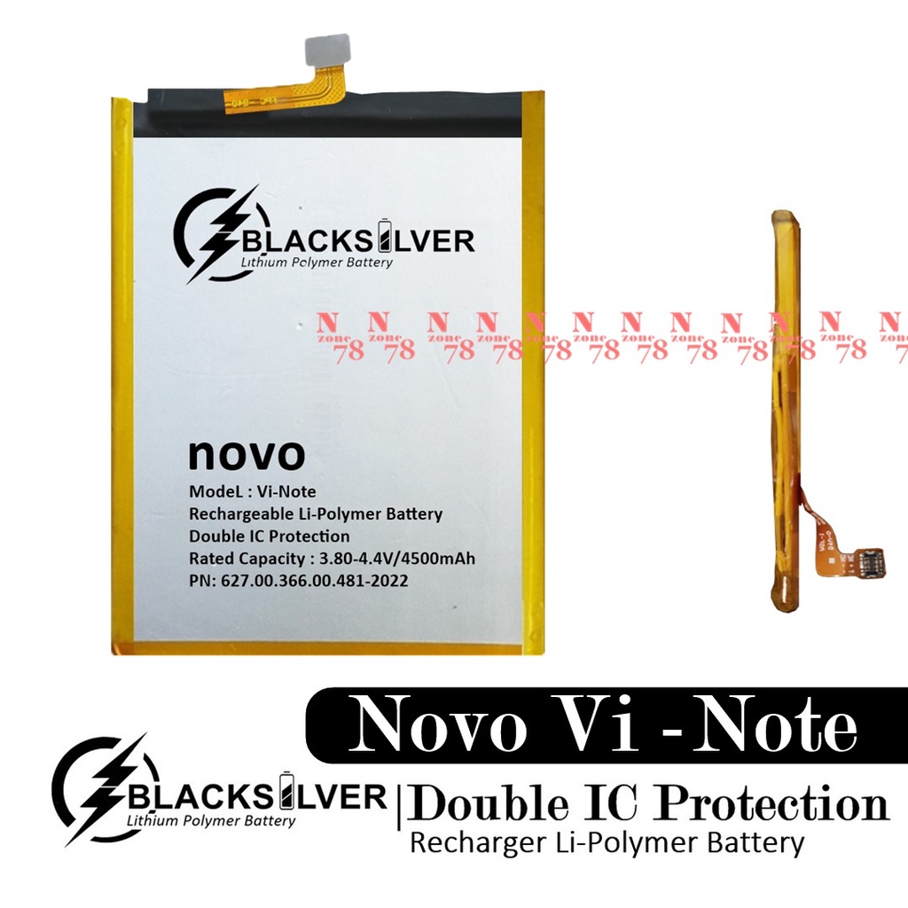 Baterai Novo Vi Note Double IC Protection