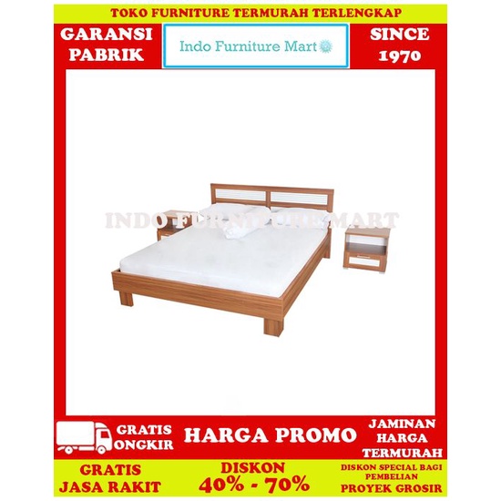 Tempat Tidur Ranjang Kayu Toppan Jalusia No 2 Trgd 106 23 16