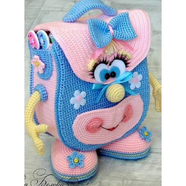 Ransel rajut anak cantik multifungsi