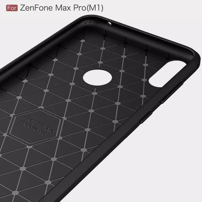 Dijual Asus Zenfone Max Pro M1 ZB602KL Delkin Slim Carbon Soft Case Casing - Hitam Diskon