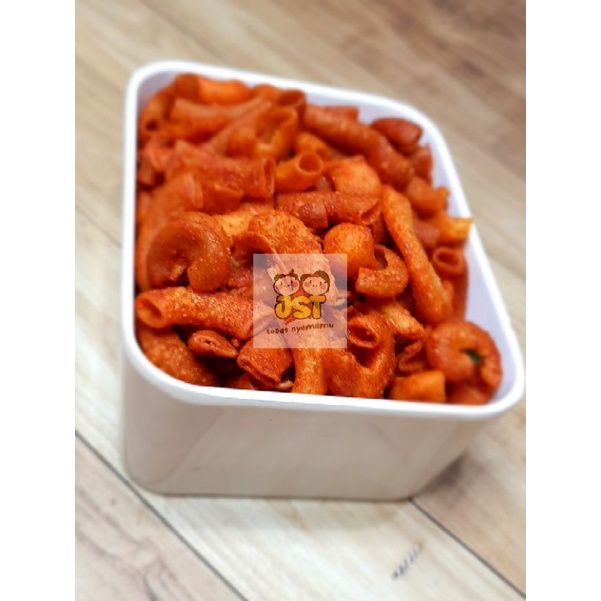 

[1kg] Makroni Makaroni Macaroni Pedas Daun Jeruk Kiloan Jember Snack Time