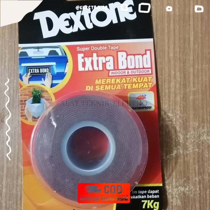 

dextone double tape 1 inch indoor dan outdoor super kuat