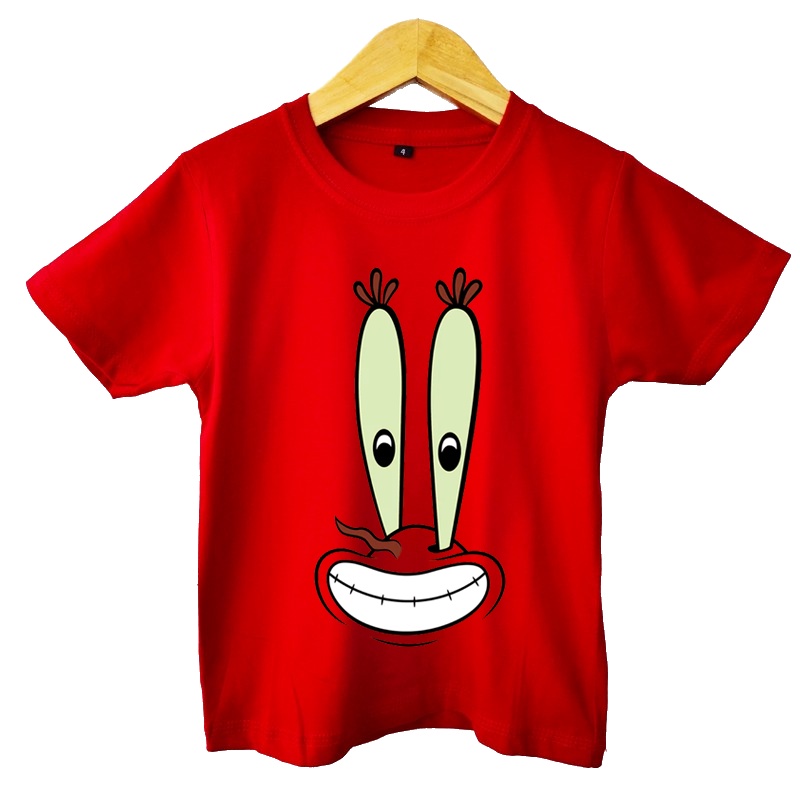 KAOS ANAK LAKI LAKI &amp; PEREMPUAN SPONGEBOB SERIES