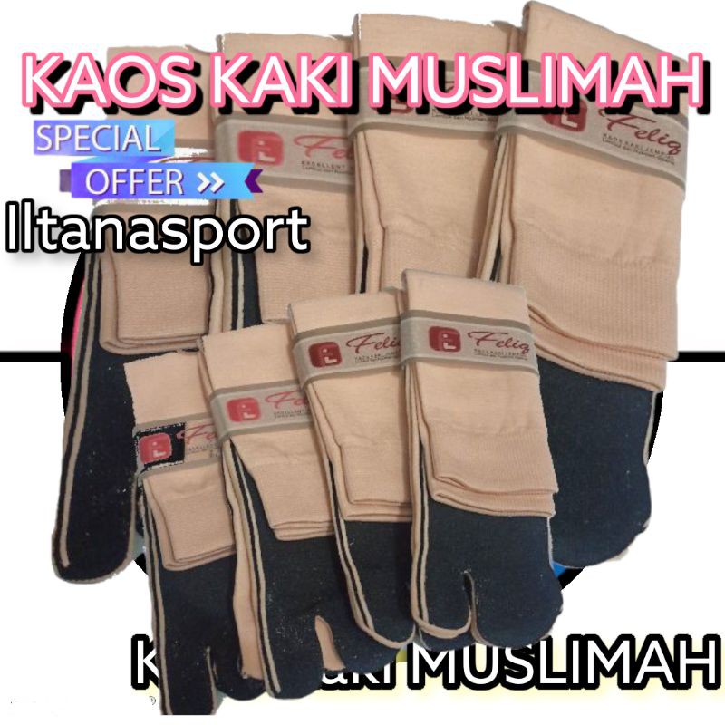 Kaos kaki Muslimah/Kaos Kaki/Kaos Kaki Wanita/Kaos Kaki Jempol/Kaos Kaki Wanita Muslimah