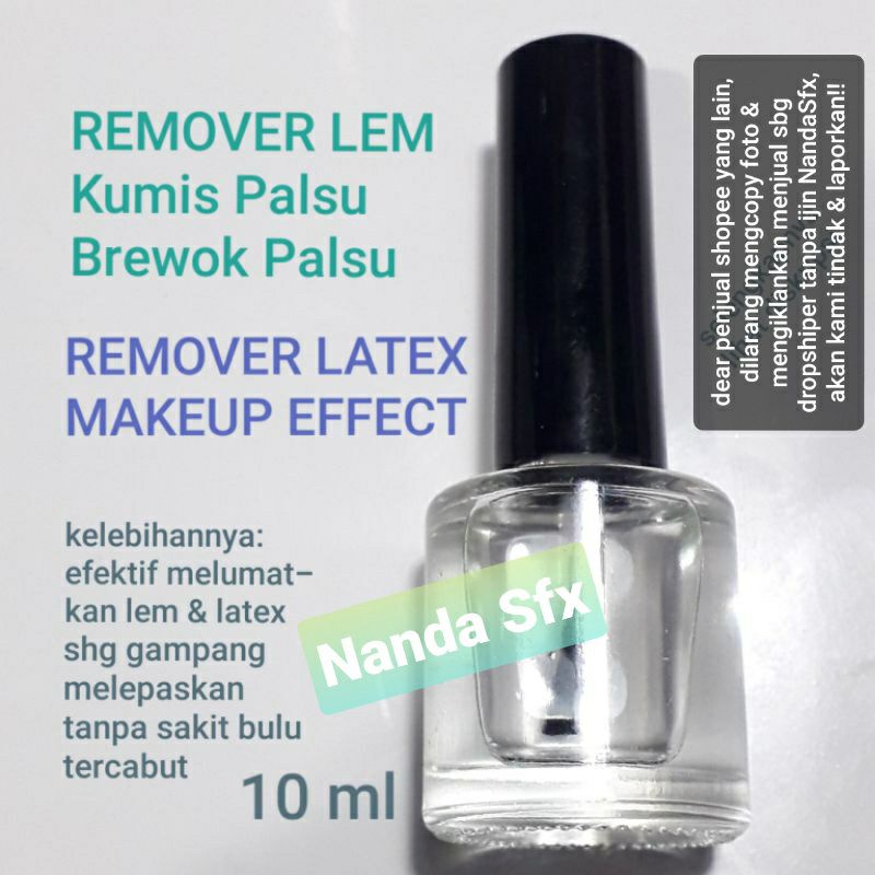 

Remover Penghapus Lem Kumis Palsu & Latex Makeup (BUKAN LEM,TAPI PENGHAPUS LEM)