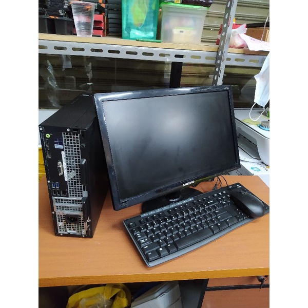 paket komputer Cpu dell Mini pc dell optiplex 3040 sff core i5 gen6 Ram 4gb hdd 500gb Monitor 19inch+keyboard mouse+windows 10