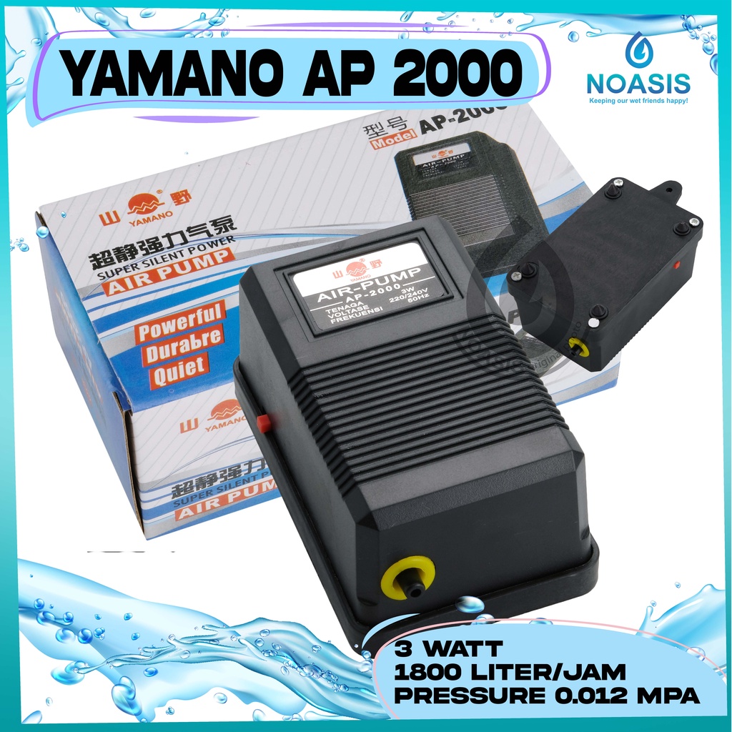 AERATOR MESIN UDARA 1 LUBANG YAMANO AP 2000 / ROSSTON Q3 AQUARIUM AQUASCAPE