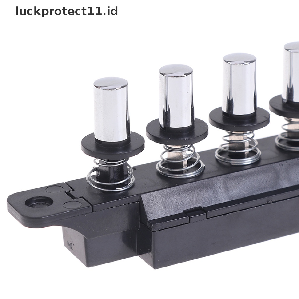 //HG&amp;ID// Five-position plug-in button switch for range hood five-position silver switch .