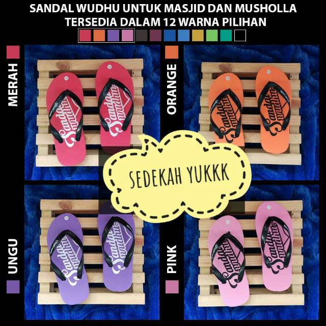 Promo!!!Sandal Wudhu/Masjid (Harga Grosir di jual eceran)