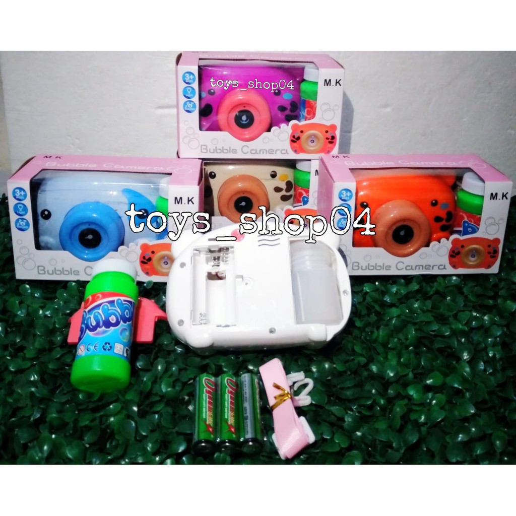 Mainan Anak Bubble Camera FREE Batre 3 pcs