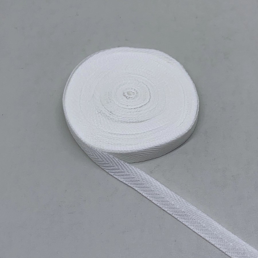 Tali Guling Veterban 1cm Putih Per Roll