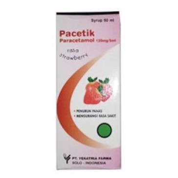 

PACETIK SYRUP PARACETAMOL SYR PARASETAMOL SIRUP 60 ML 60ML / BOTOL SUPER AMPUH