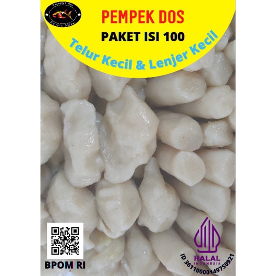 

PEMPEK IKAN GROSIR 100 BIJI | PEMPEK PALEMBANG MURAH | PEMPEK IKAN TELUR KECIL LENJER KECIL | PEMPEK API BU ARIS