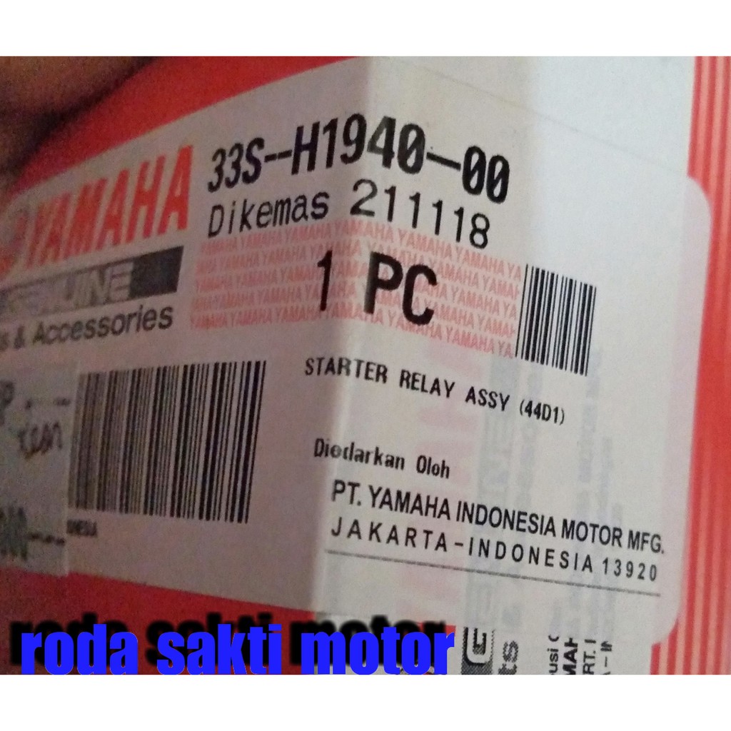 SWITCH STARTER YAMAHA XEON ORIGINAL RELAY CMP STARTER