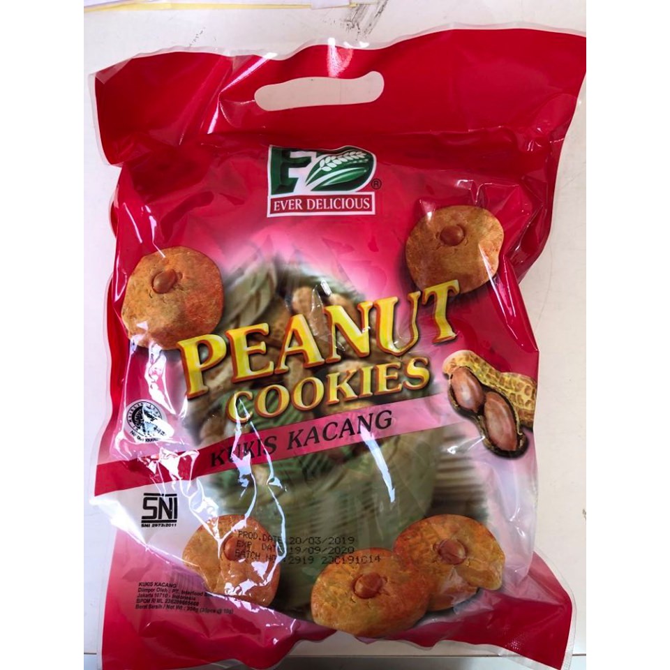 Ever Delicious Peanut Cookies/ kukis kacang / snack peanut 350grm