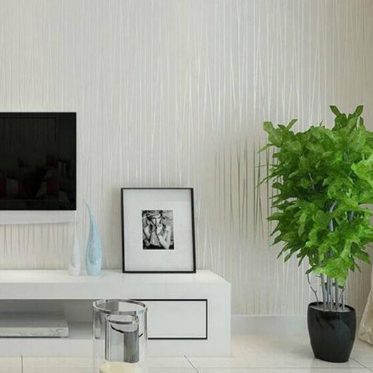 ✾ WALLPAPER DINDING MOTIF SALUR PUTIH TIMBUL 3D GROSIR MURAH ♪