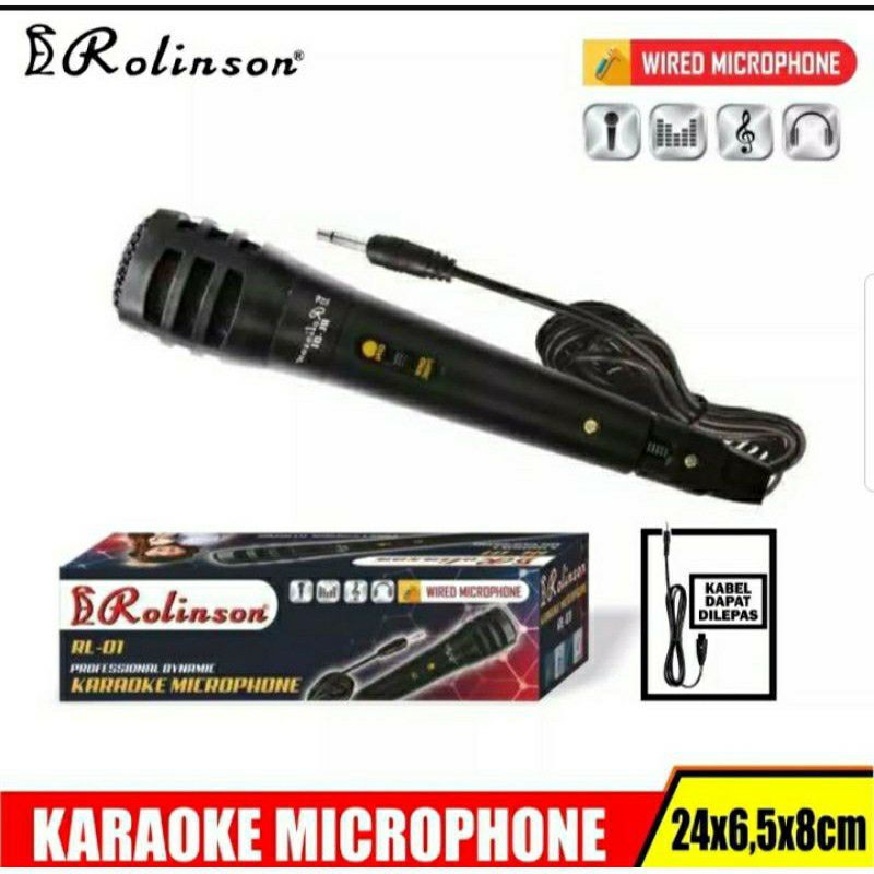 mic karoke micropon mix kabel