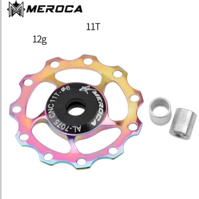 Meroca Pulley RD Bearing 11T Pullay RD Sepeda Rainbow