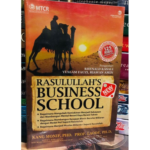 buku motivasi. Rasulullah's Business school.