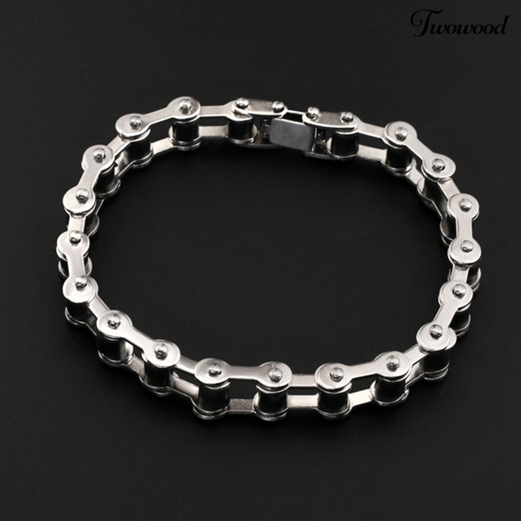 Gelang Rantai Bahan Stainless Steel Untuk Pria