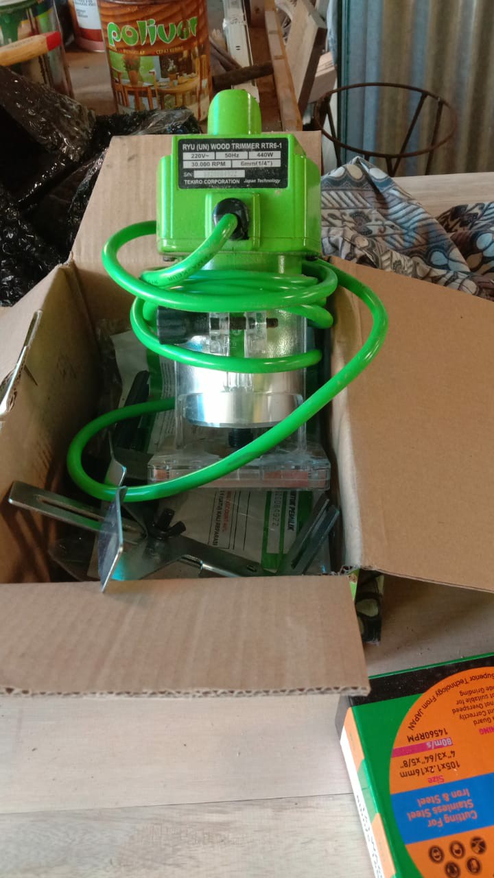 Ryu Mesin Router Trimmer Profil Kayu Wood Rtr 6 - 1 Rtr 6-1