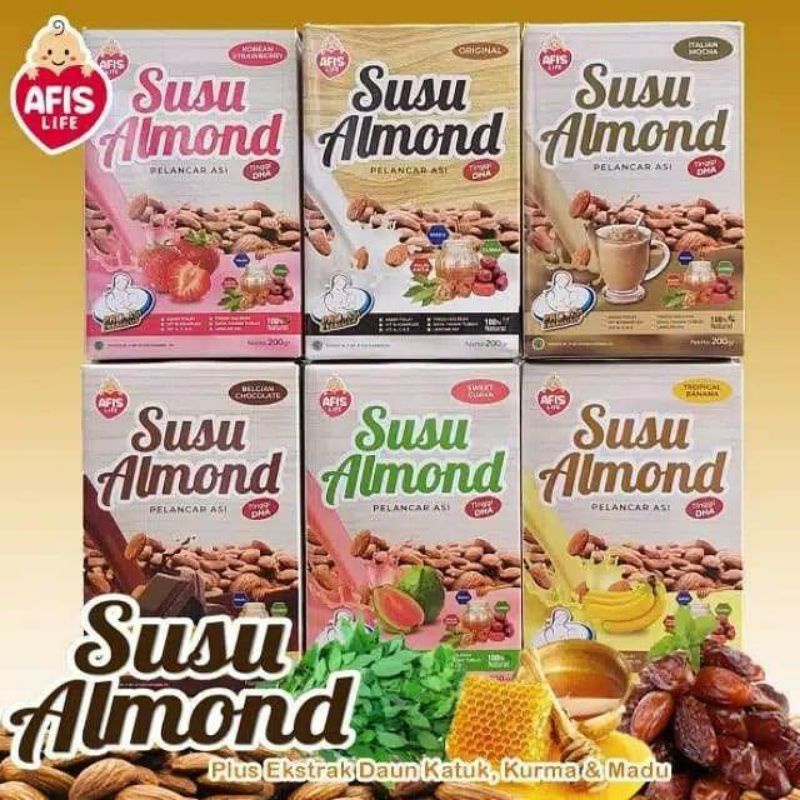 SUSU ALMOND PELANCAR ASI