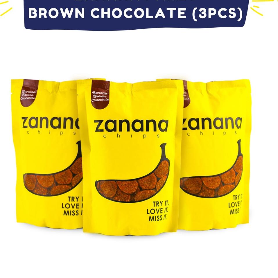 

Promoku Zanana Chips Paket Brown Chocolate 3 pcs - Keripik Pisang Bumbu Tebal dan Renyah ..