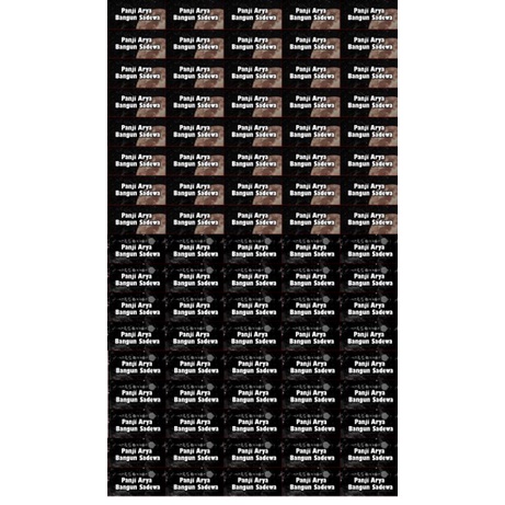 

Stiker Nama custom