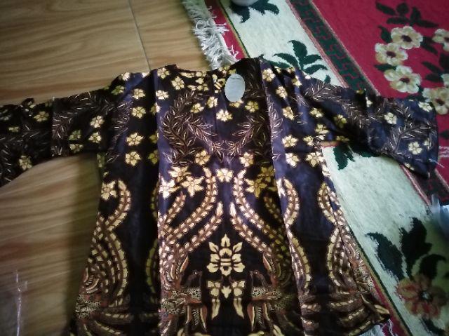 Maura Couple - Sania Ruffle Batik Couple Ori Ndoro Jowi Garansi Termurah Shopee - Batik Modern Solo