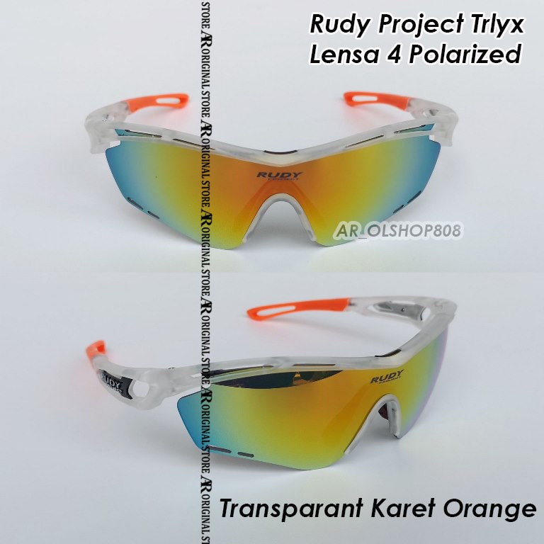 Kacamata Sepeda Kacamata Gowes Kacamata Sepeda MTB  Kacamata Roadbike MTB 4 Lensa Polarized UV 09
