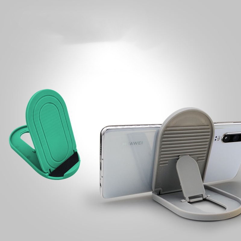 Bracket Malas Model Lipat Bentuk oval Untuk Ponsel / tablet / ipad