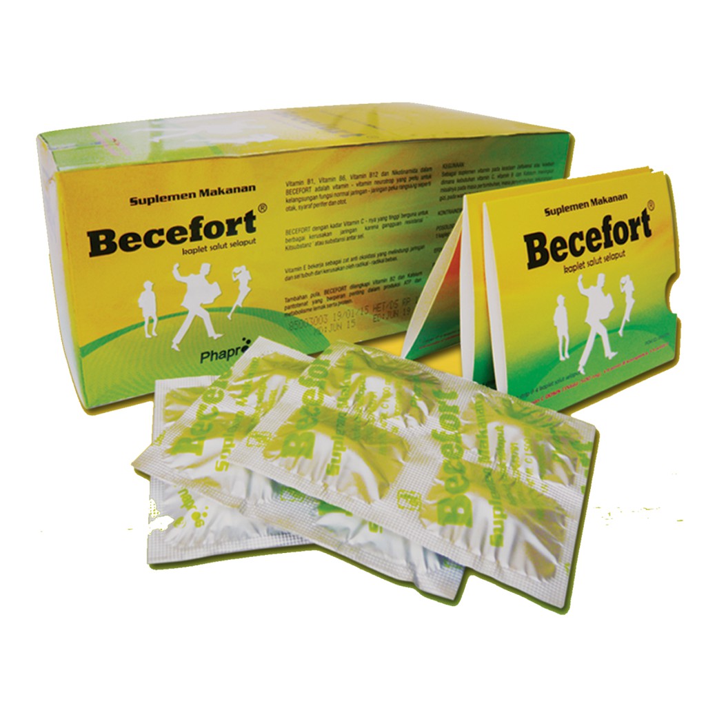 supplement vitamin C Becefort tablet 1box Shopee Indonesia